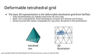 Deep Marching Tetrahedra: a Hybrid Representation for High .
